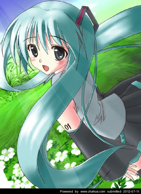 抖音荧光插图-音の旋律的插画画廊展厅