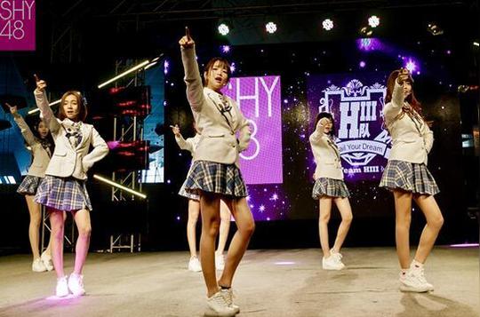 偶像团体shy48首次亮相大连:养成系美少女不简单