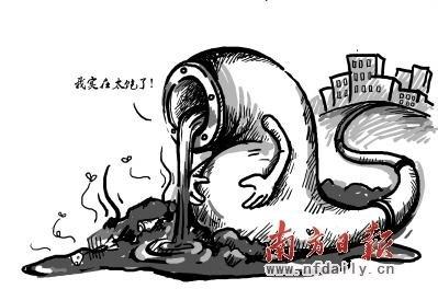 一半污泥无出路滋生偷排暴利灰色产业链(组图)