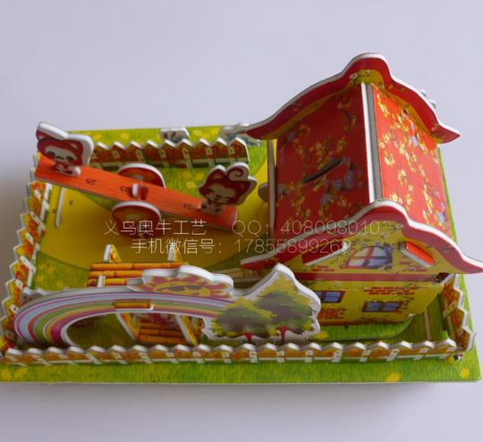 厂家直销热卖3d益智立体拼图新奇特地摊玩具礼品