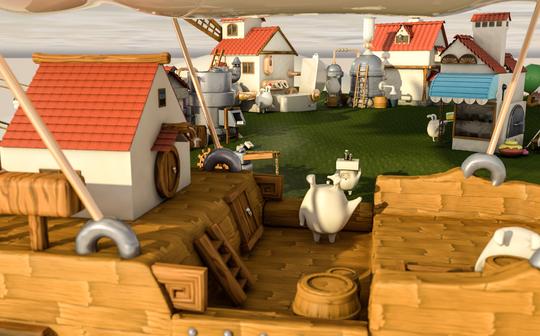 云间工坊|三维|场景|逗蛋-原创作品