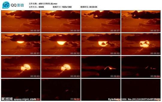 日出日落高清实拍视频素材源文件