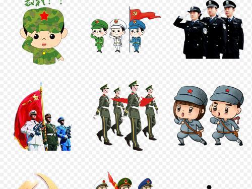 八一建军节征兵军人战士士兵建海报素材背景png