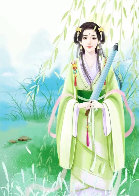 古风手绘美人佳佳dk