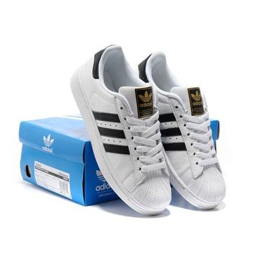 【阿迪达斯v24624白黑金休闲鞋/板鞋】adidas/阿迪男