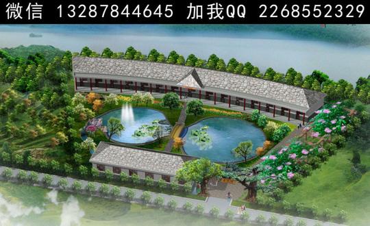 农家乐设计案例效果图