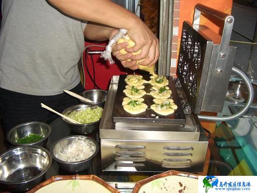 红豆饼机养颜红豆饼机韩国小鱼饼机-青岛开发