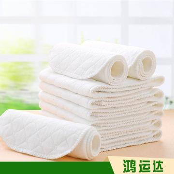 厂家出售鸿运达生态棉尿片宝宝隔尿垫大号三层隔尿垫
