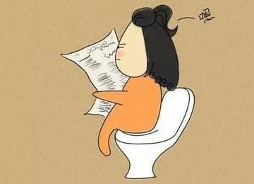  搞笑女孩拉屎大便动态表情包