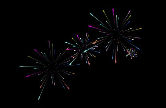 2014新年烟花flash动画素材