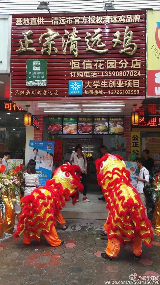 大学生创业项目——清远鸡绿色农副产品恒信店今天隆重开业,祝大卖!