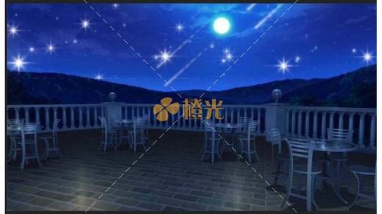 唯美浪漫流星雨,现代题材必不可少的约会素材,ae独立制作