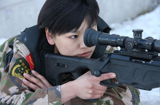 武警特警学院女子特警队三班下士班长,中国武警女狙击手,泉城