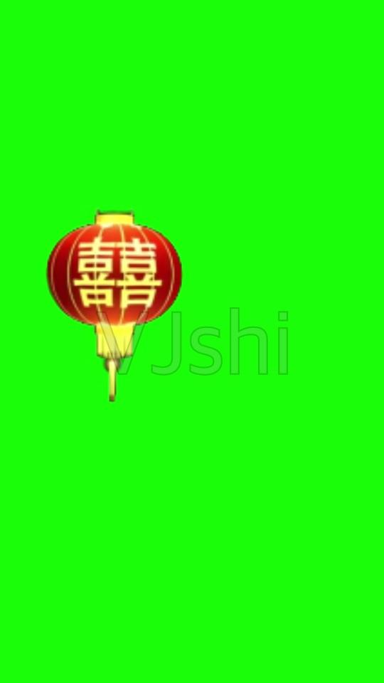 灯灯笼绿布蓝布手机巧影素材_540x960_高清视频素材