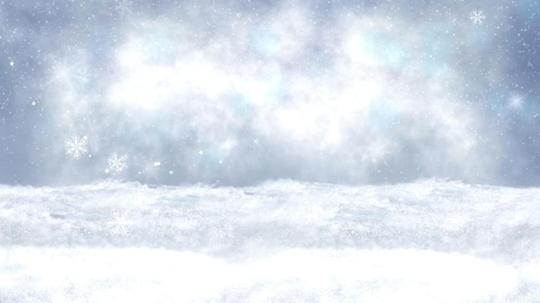 白色雪地雪景动态视频素材