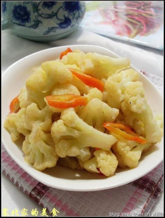 清炒菜花的做法,怎么做,清炒菜花如何做好吃详细步骤图解
