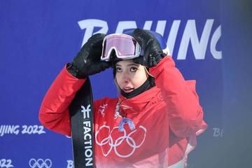 谷爱凌失误后表情好可爱图片