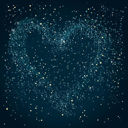 夜空_心形_星星_图片大全—全景创意图库（quanjing.com）中国领先的正版图片视频素材网站