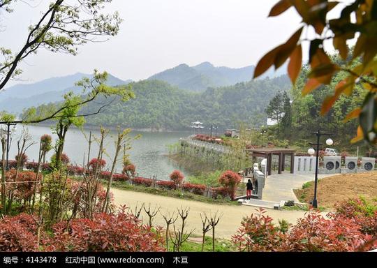紫薇岛长廊图片,高清大图_江河湖泊素材