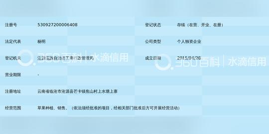 沧源焦山村杨明草果种植基地