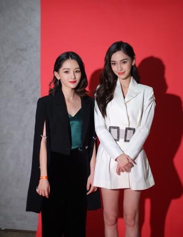 谷爱凌与杨颖同框合照图片