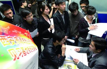 西安市青年就业创业见习基地首场招聘会举行