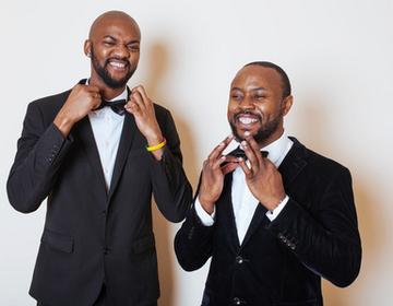 黑人办公室手势兴奋图片