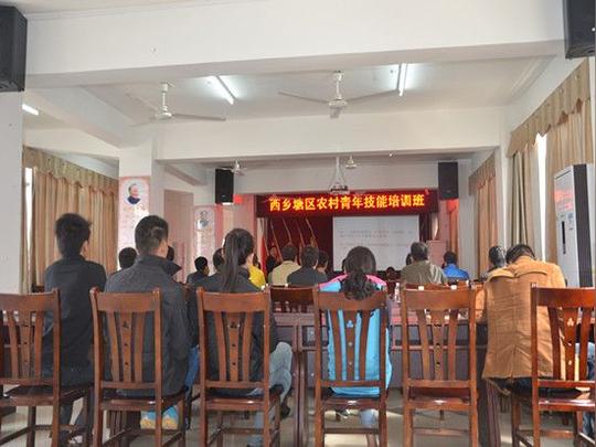 团西乡塘区委走进坛洛镇开展青年创业沙龙培训班