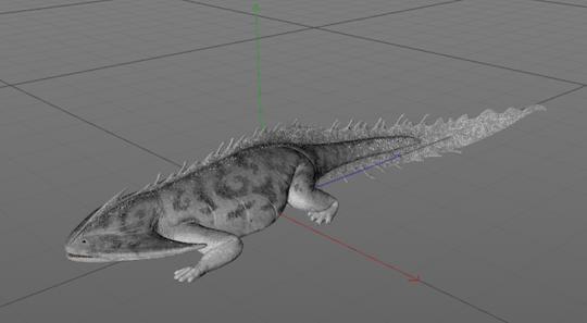 c4d游戏远古生物恐龙怪兽妖怪生存科幻未来3d模型设计