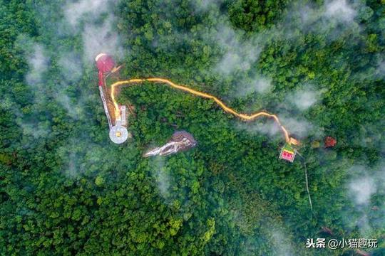 抖音火了很久的悬空玻璃荡秋千,感受一下"丧心病狂"的
