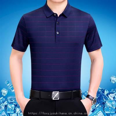广西防城港意法服饰城石狮服装城按斤称重库存男装短袖夏季中老年半袖体恤新手小额投资创业分享