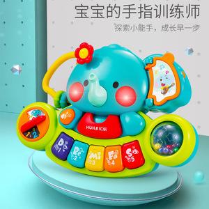 汇乐玩具抖音小象琴探索琴儿童手指琴音乐益智宝宝多功能电子琴