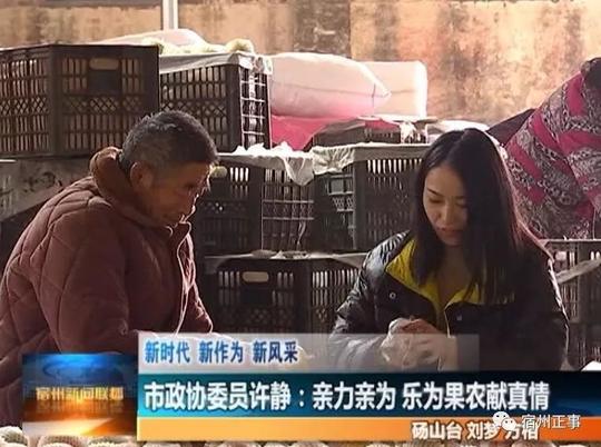 她就是市政协委员,砀山县微淘电子商务有限公司总经理许静.