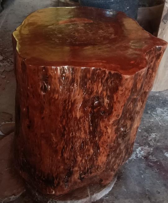 天然造型荔枝龙眼木实木茶几桌茶台底座根雕摆件原木树桩古典家具