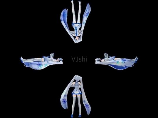 初音未来3d全息投影源_800x600_高清视频素材下载(:)