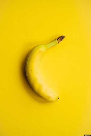 黄色香蕉片图片