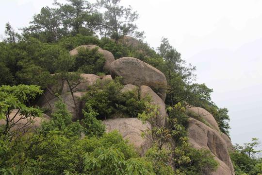 6月1日中老年徒步群游走新昌小黄山,山秀石奇果然名不