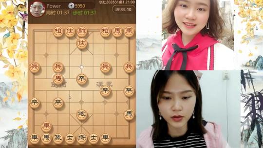 【象棋的下法】和美女下棋竟然用上敢死炮!却被虎牙林延秋杀到怀疑人生!