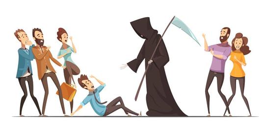 恐惧死亡痴迷未知的恐惧症和焦虑身体心理和