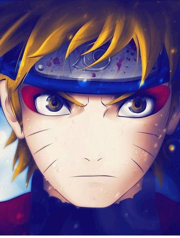 火影忍者睁眼写轮眼邪恶表情