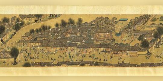 而《东京梦华录》云:"中秋节前,诸店皆卖新酒醉仙锦旆,市人争饮(见是