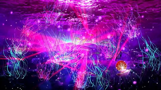 视频素材舞台背景配乐歌舞萧全海草舞魔幻神曲配乐成品来自视频