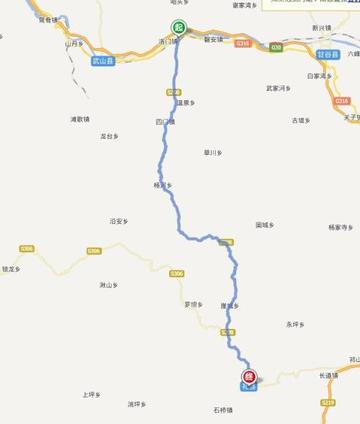 武胜s206省道最新地图 ‹ 武胜最新道路规划