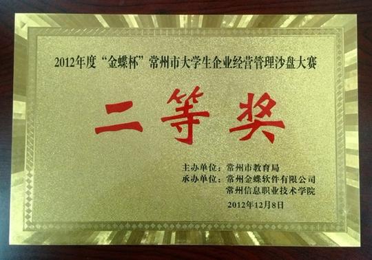 我校学子在常州市大学生创业设计与企业经营管理沙盘大赛实现"三连冠"