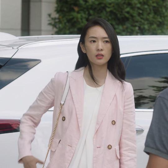 三十而已童瑶顾家顾佳同款粉色小西装女韩版棉麻西服外套短裤套装