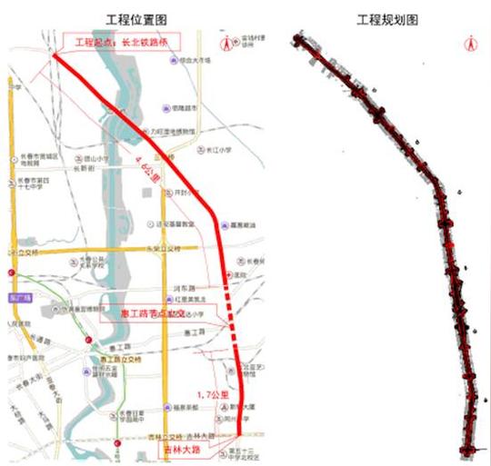 北三环路拓宽工程是长春市三环路提升改造项目的北环段,项目起点为西