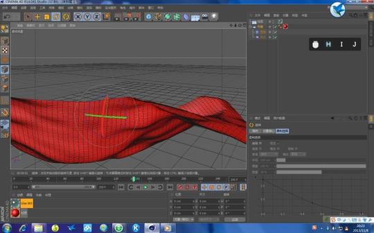 【cg设计】c4d制作飘动的红绸_刀锋战士的图片博客