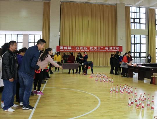 菁蓉镇工会联合会举办"我创业我快乐"游园活动