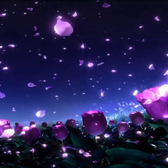 惊鸿舞led视频画面大屏幕背景素材落花唯美古典舞台视频背景