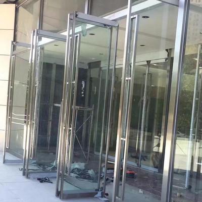 恒耀地弹门装饰工程门优质不锈钢玻璃门制作设计旋转门承建地弹门仿